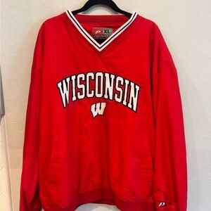 Pro Player Red V-Neck Pullover